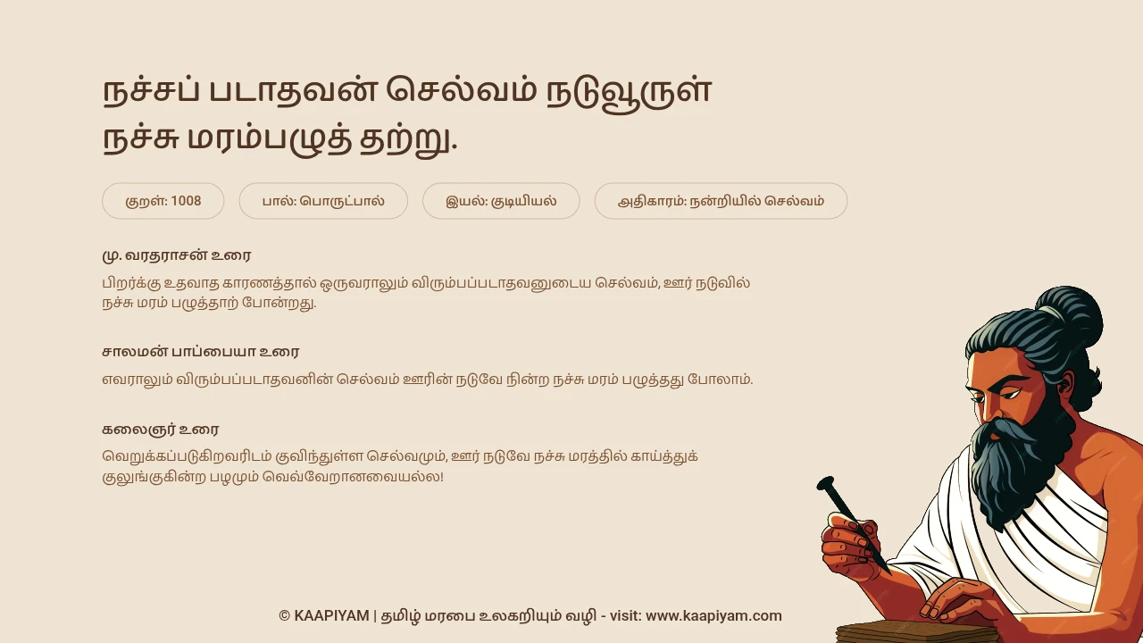 Thirukkural Verse 1008