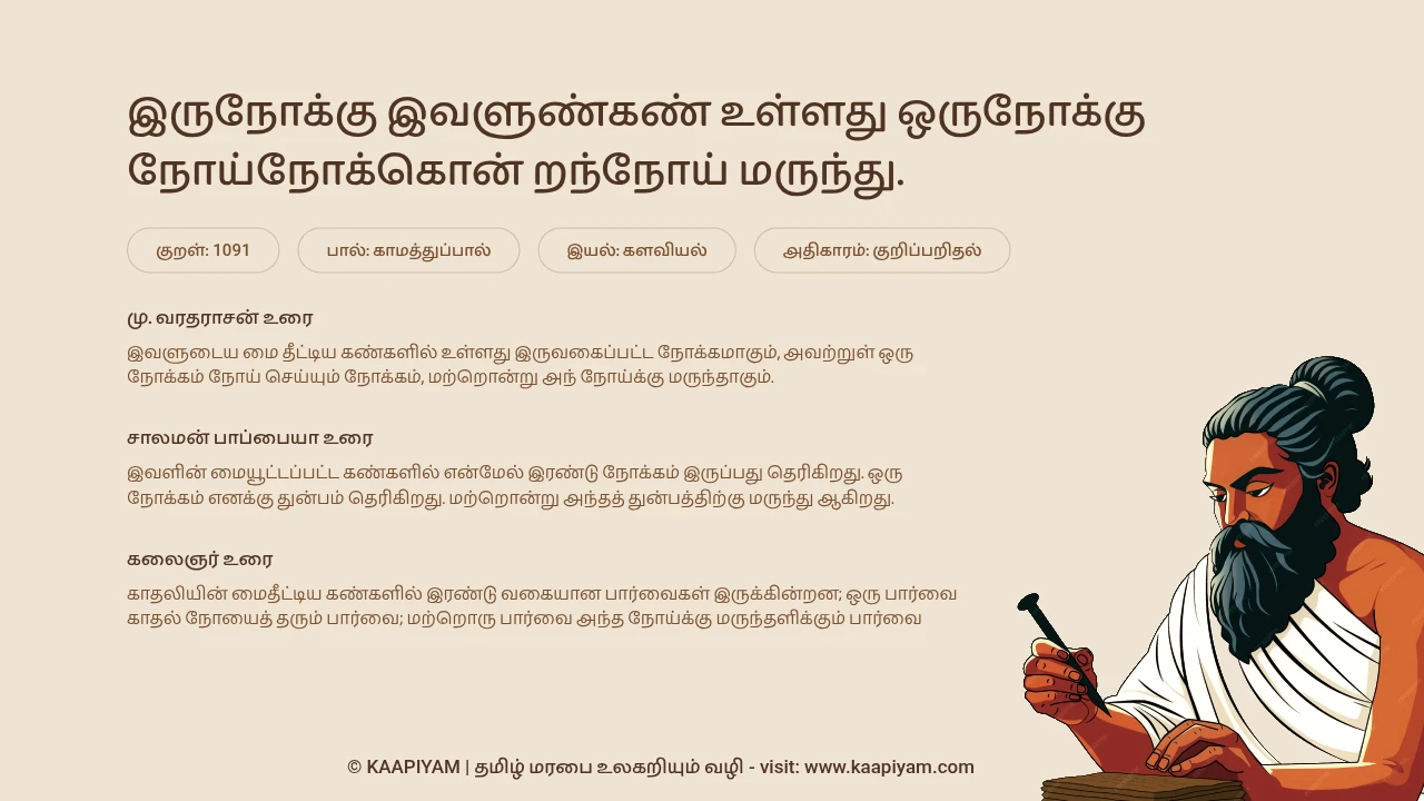 Thirukkural Verse 1091