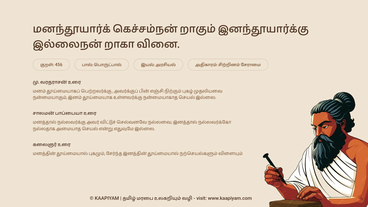 Thirukkural Verse 456