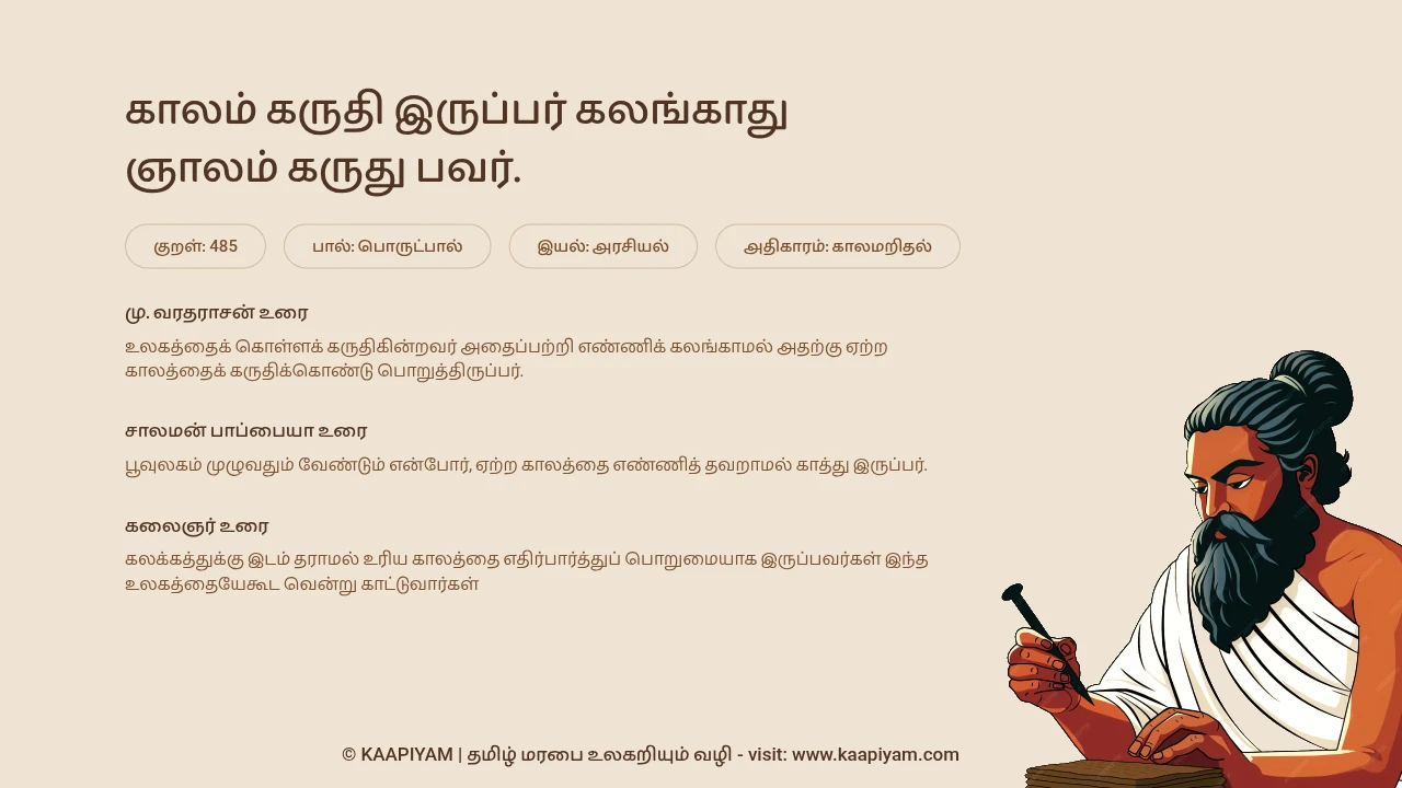 Thirukkural Verse 485