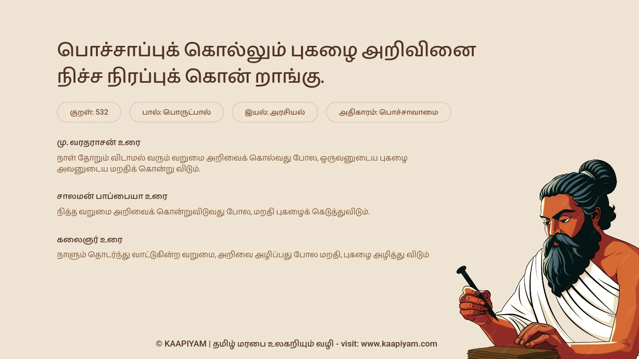 Thirukkural Verse 532