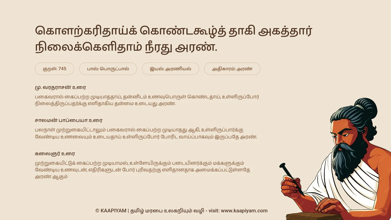 Thirukkural Verse 745