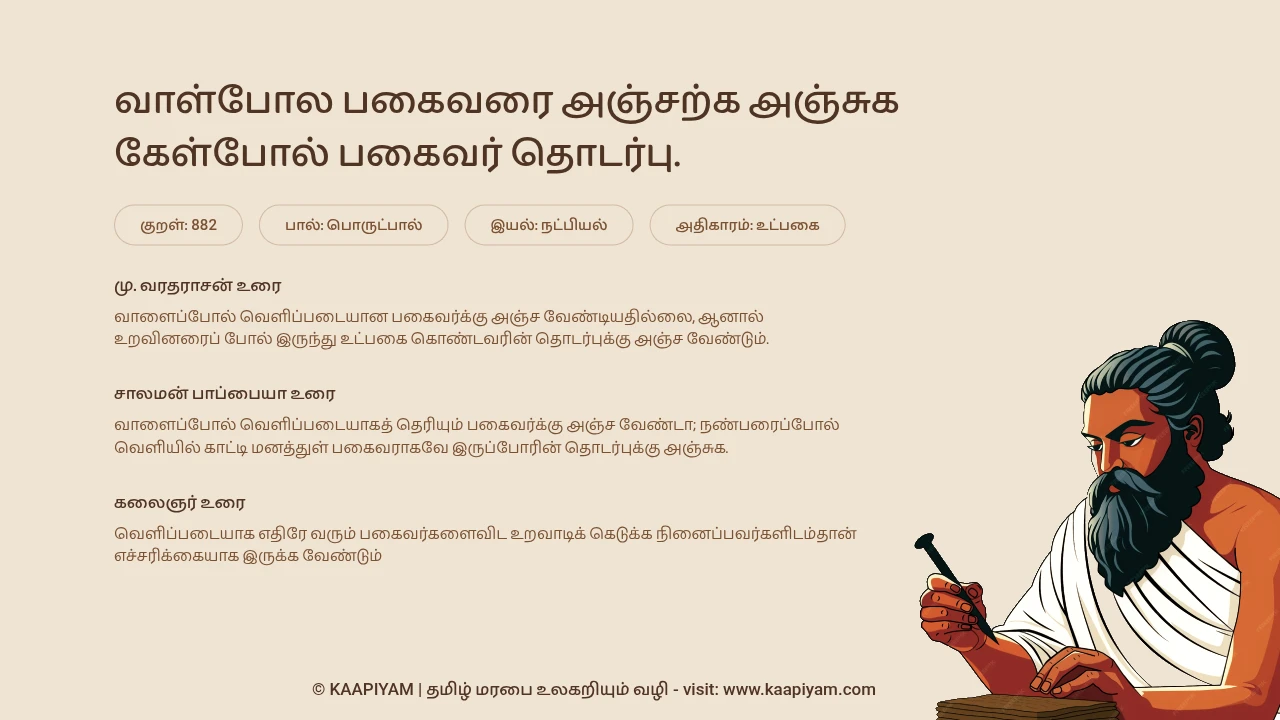 Thirukkural Verse 882