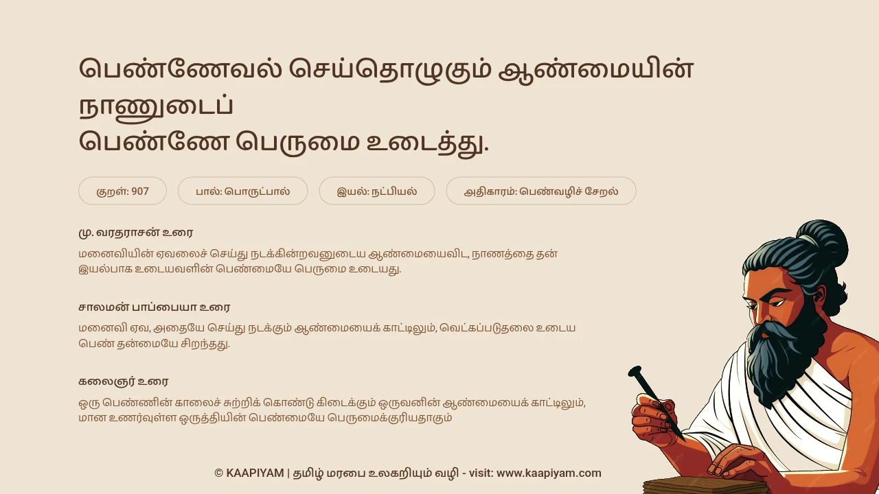 Thirukkural Verse 907